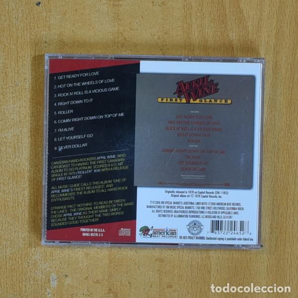CDs de m&uacute;sica: APRIL WINE - FIRST GLANCE - CD - Foto 2