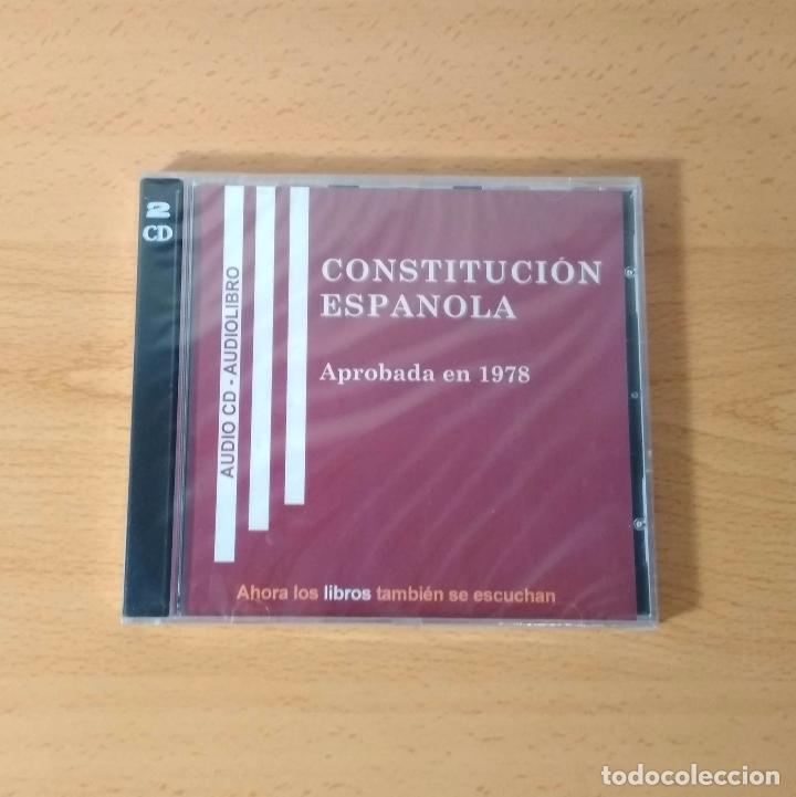 CDs de m&uacute;sica: Audio CD - Audiolibro. Constituci&oacute;n Espa&ntilde;ola. Aprobada en 1978. Nuevo precintado.