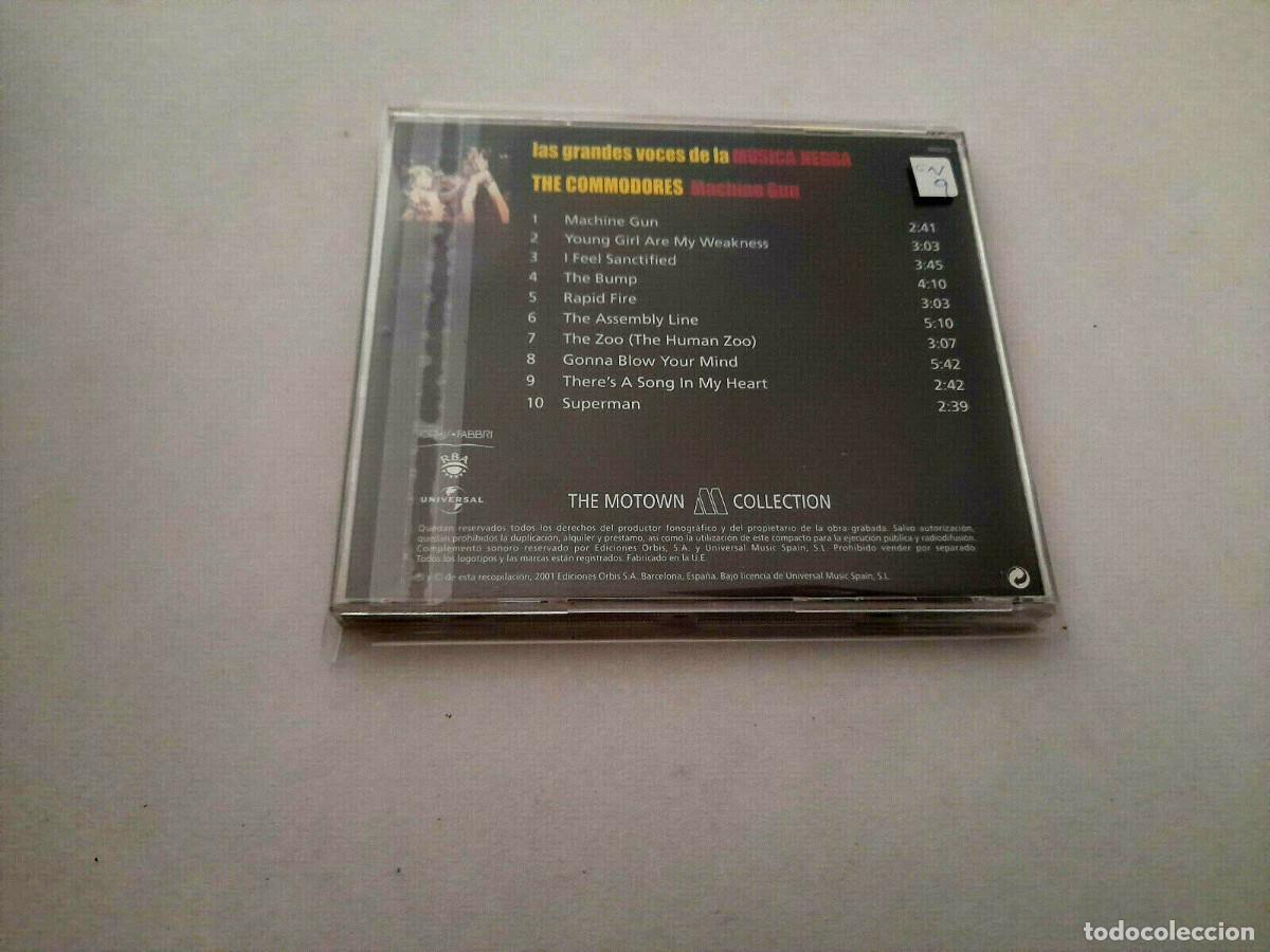 CDs de m&uacute;sica: THE COMMODORES &rdquo;MACHINE GUN&rdquo; CD 10 TRACKS COMO NUEVO - Foto 2