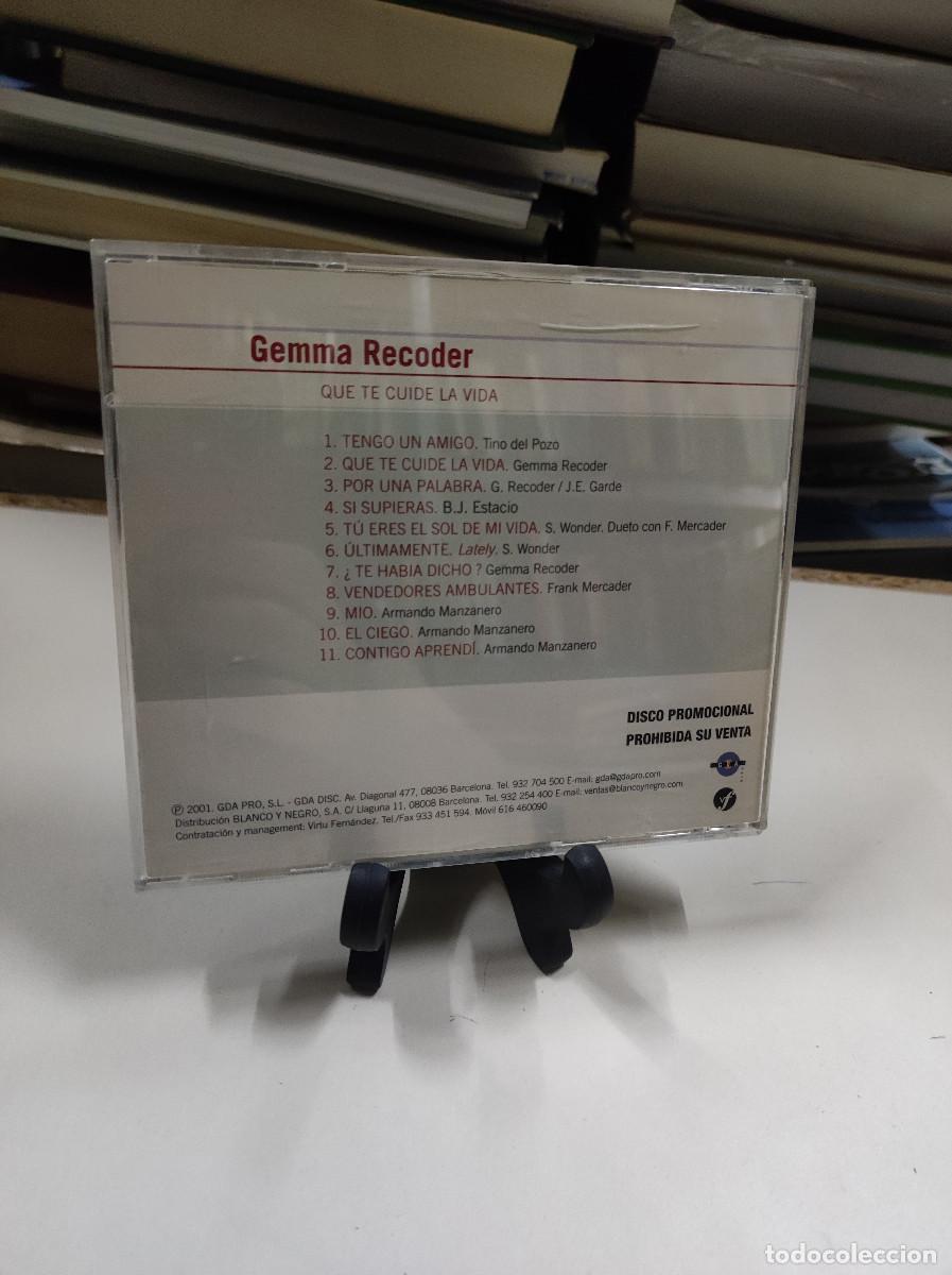 CDs de m&uacute;sica: Gemma Recoder &ndash; Que Te Cuide La Vida - Foto 2
