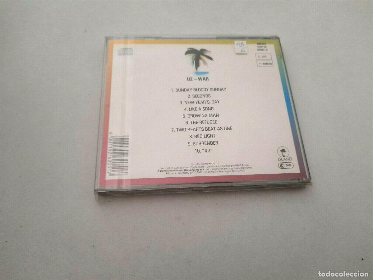 CDs de m&uacute;sica: U2 &rdquo;WAR&rdquo; CD 10 TRACKS - Foto 2
