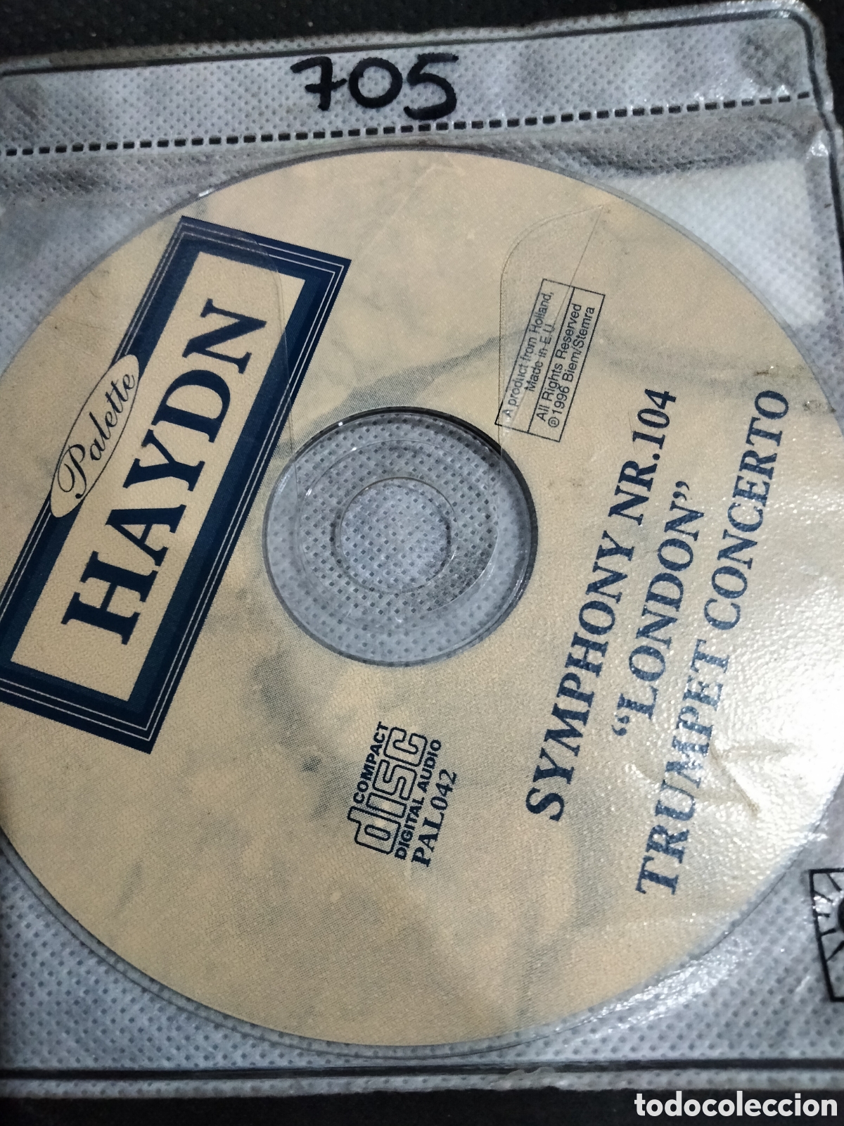 CDs de m&uacute;sica: CD haydn symphony nr 104 -705 (disco solo) - Foto 1