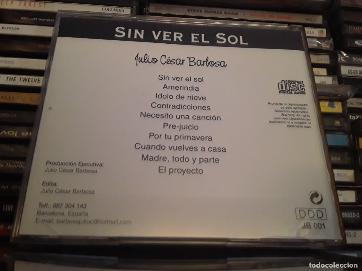 CDs de m&uacute;sica: julio cesar barbosa - sin ver el sol - cd - Foto 2