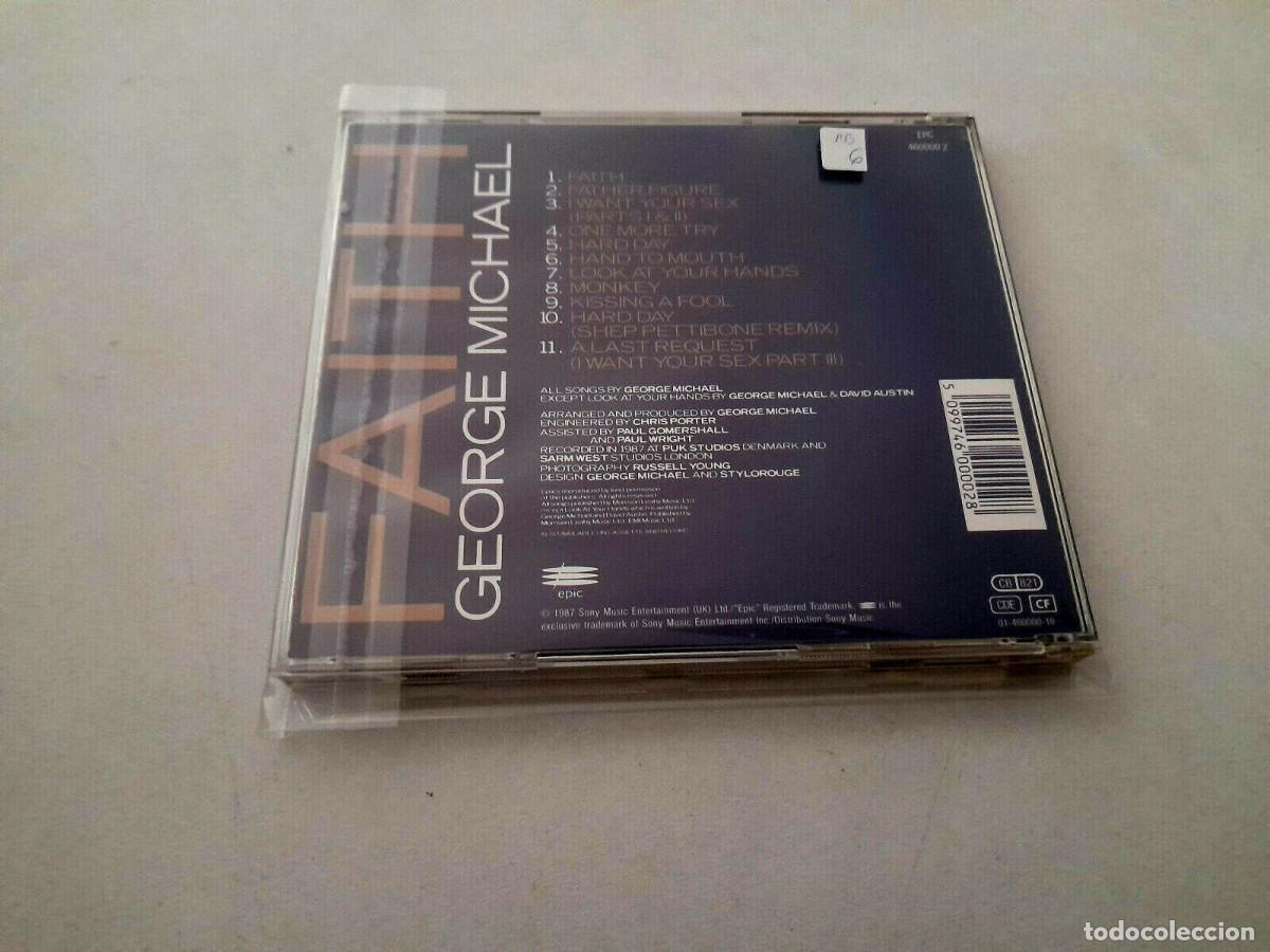 CDs de m&uacute;sica: GEORGE MICHAEL &rdquo;FAITH&rdquo; CD 11 TRACKS - Foto 2