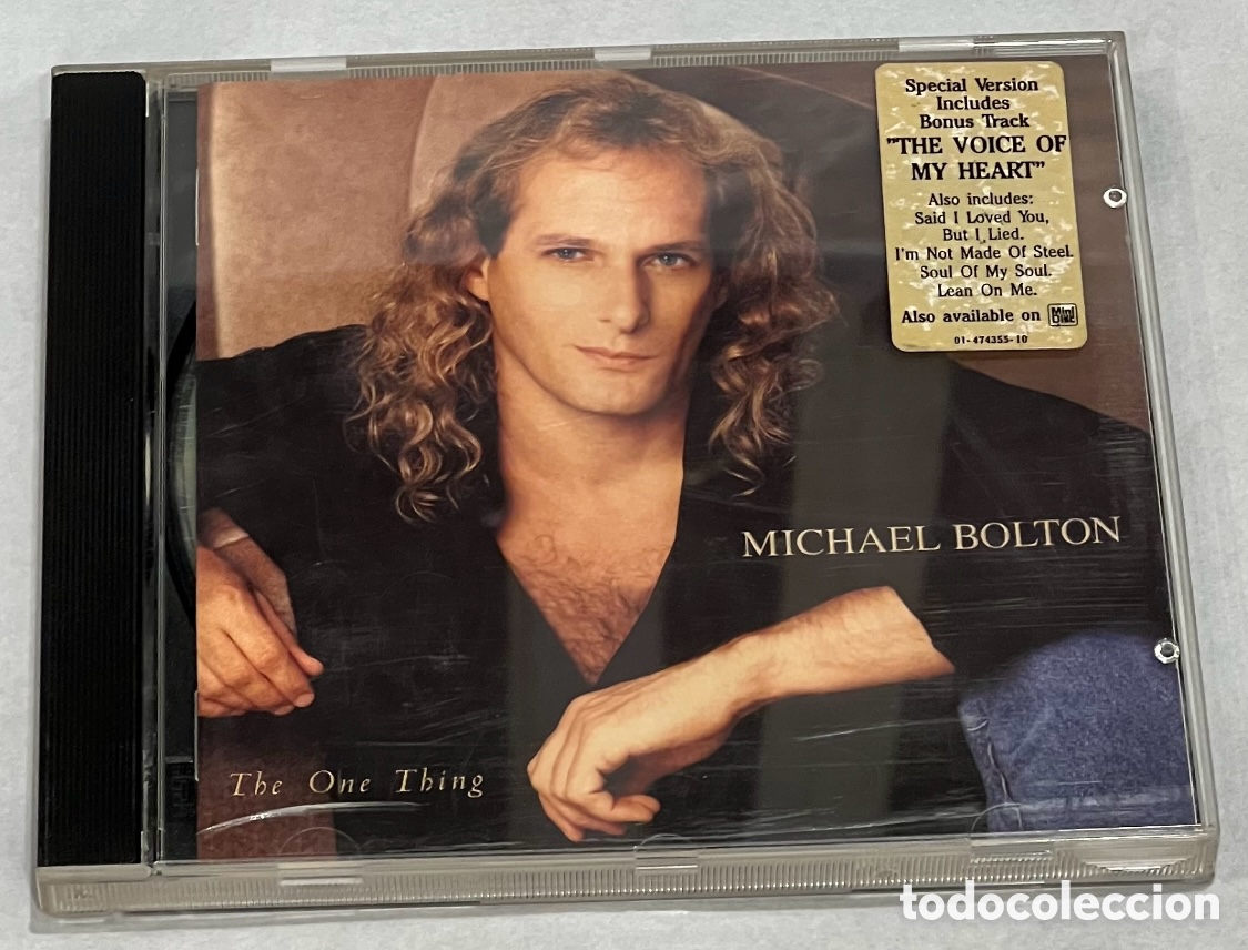 CDs de m&uacute;sica: CD. Michael Bolton. &ldquo;The One Thing&rdquo;. - Foto 1