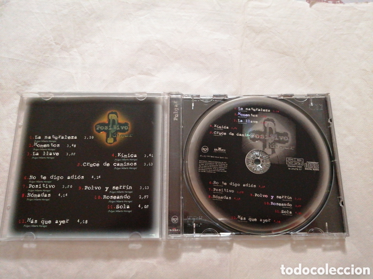 CDs de m&uacute;sica: P&uacute;lgar. Cd Positivo. 1997 - Foto 3
