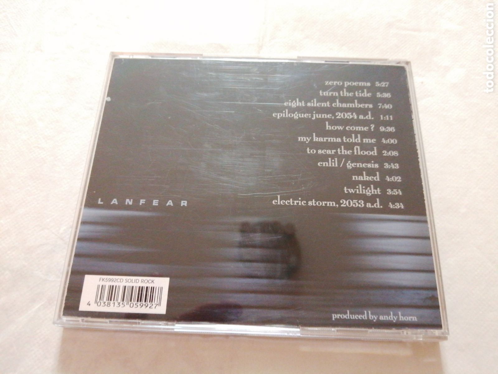 CDs de m&uacute;sica: Lanfear. Cd Zero poems. 1999 - Foto 3