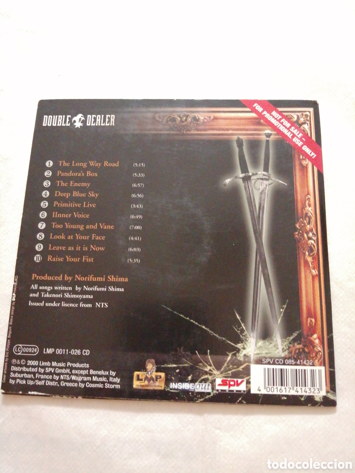 CDs de m&uacute;sica: Double dealer. Cd promocional. 2000 - Foto 2
