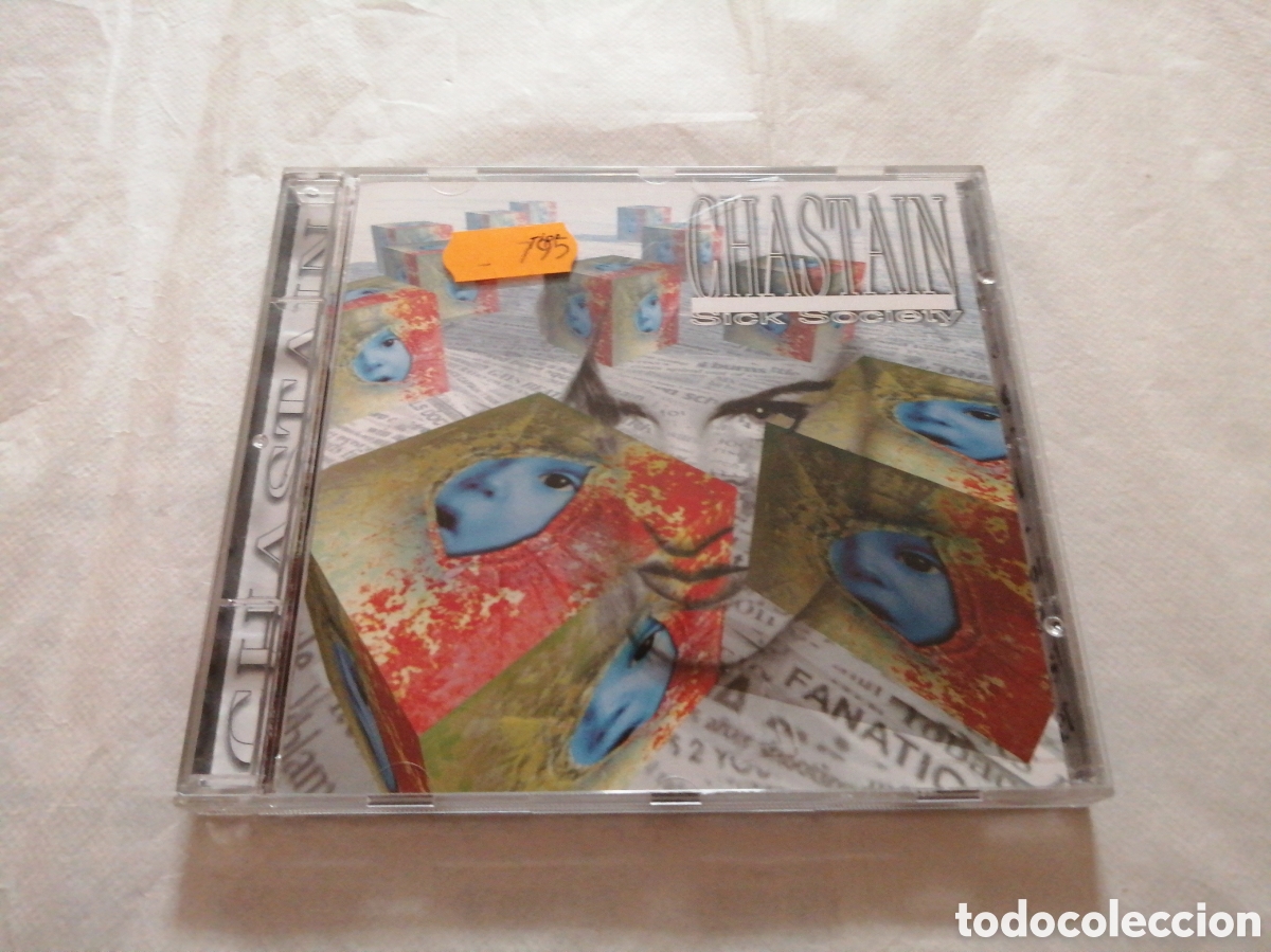 CDs de m&uacute;sica: Chastain. Cd Sick society. 1995 - Foto 1