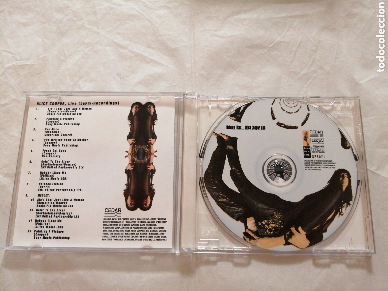 CDs de m&uacute;sica: Alice Cooper. Cd Nobody likes live - Foto 2