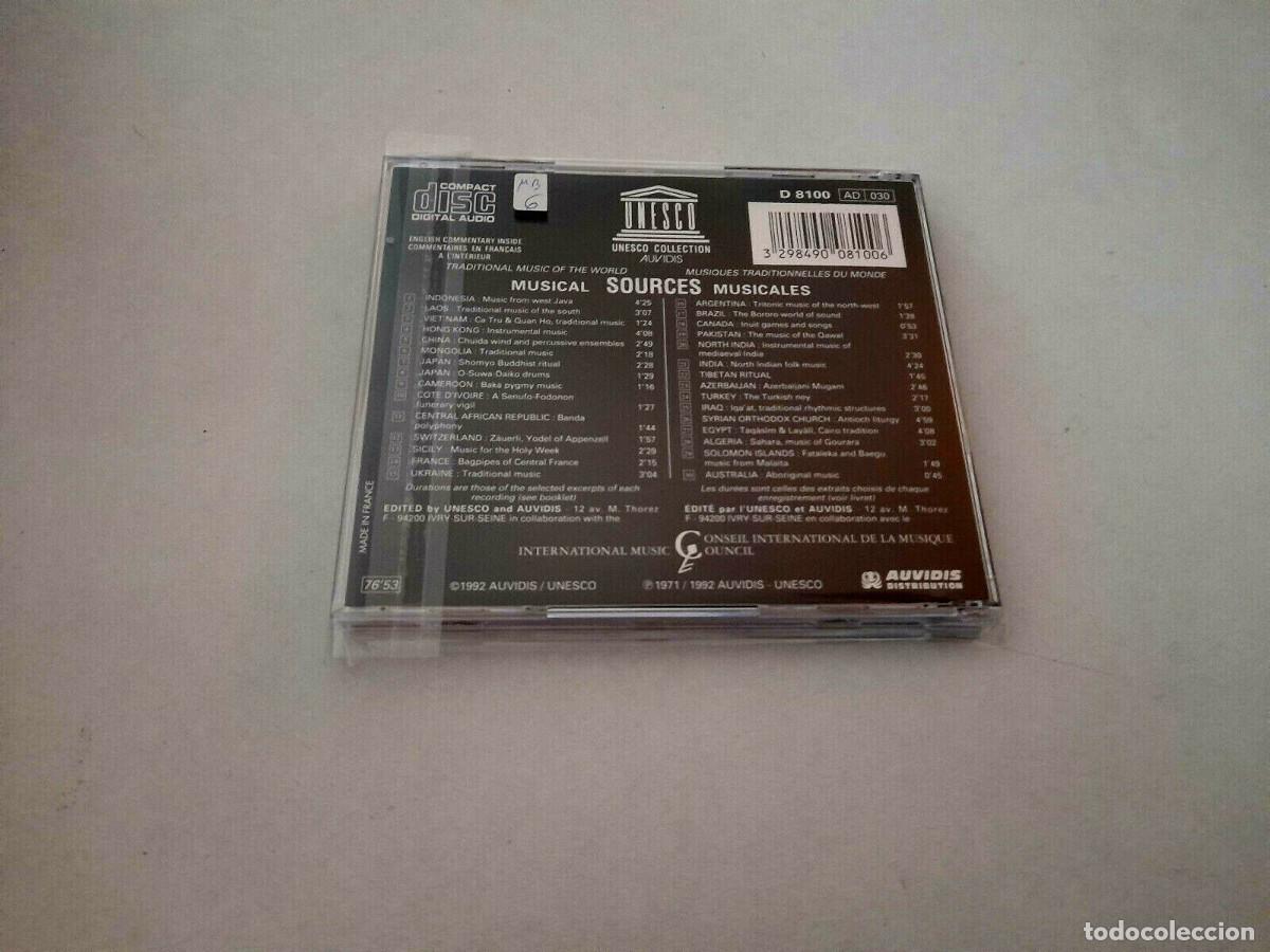 CDs de m&uacute;sica: CD &rdquo;MUSICAL SOURCES MUSICALES&rdquo; CD 30 TRACKS - Foto 2
