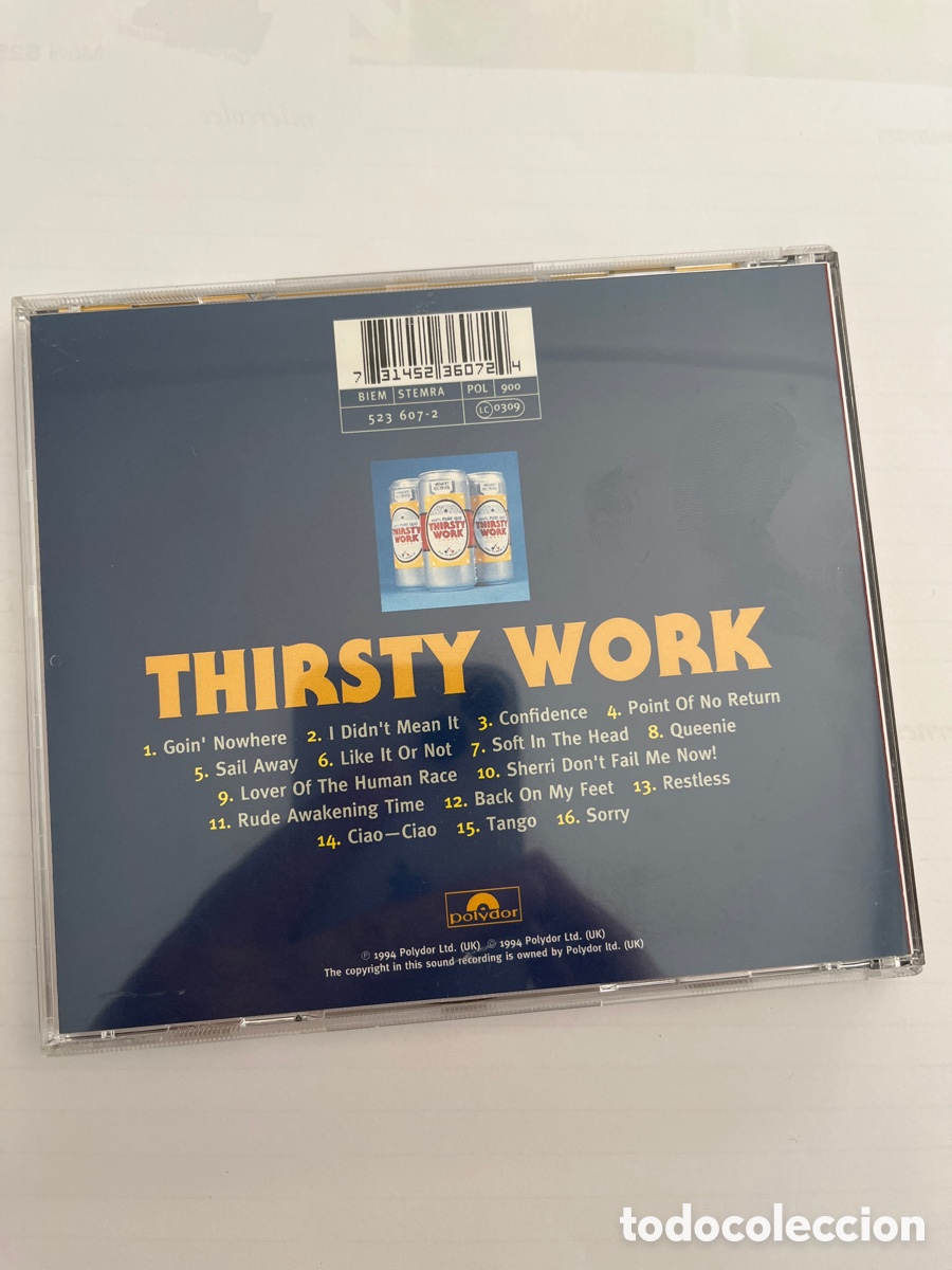 CDs de m&uacute;sica: STATUS QUO. THIRSTY WORK. CD - Foto 2