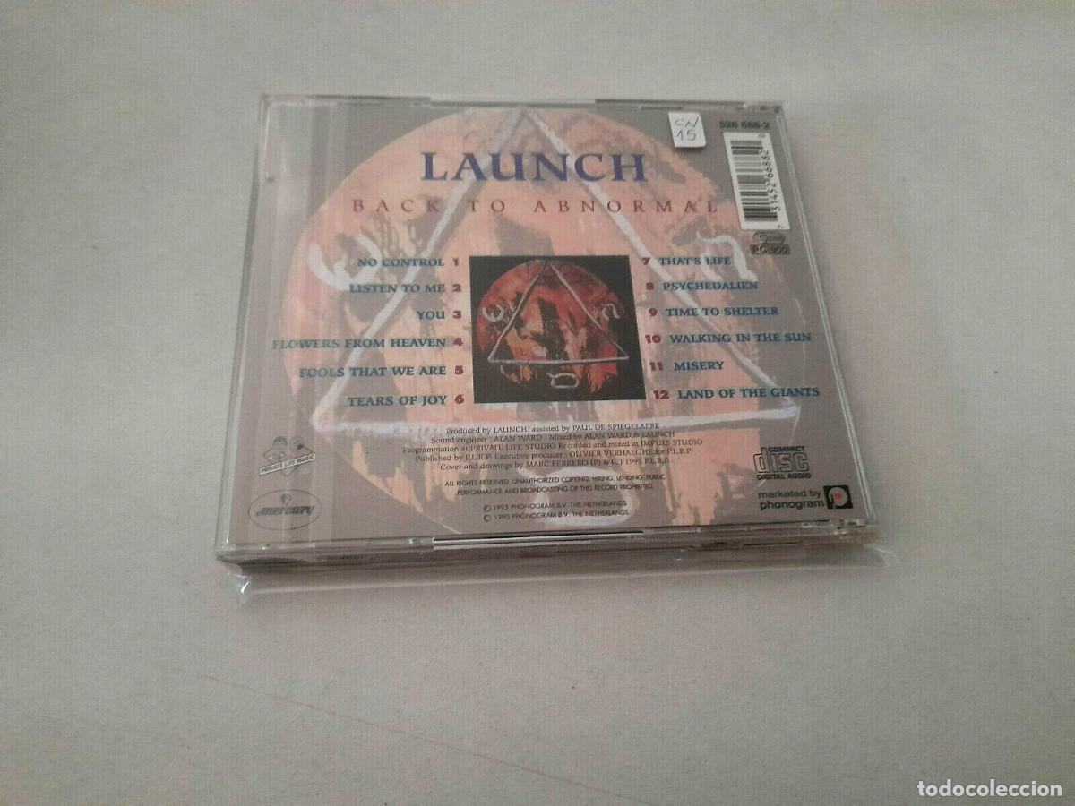 CDs de m&uacute;sica: LAUNCH &rdquo;BACK TO ABNORMAL&rdquo; CD 12 TRACKS COMO NUEVO - Foto 2