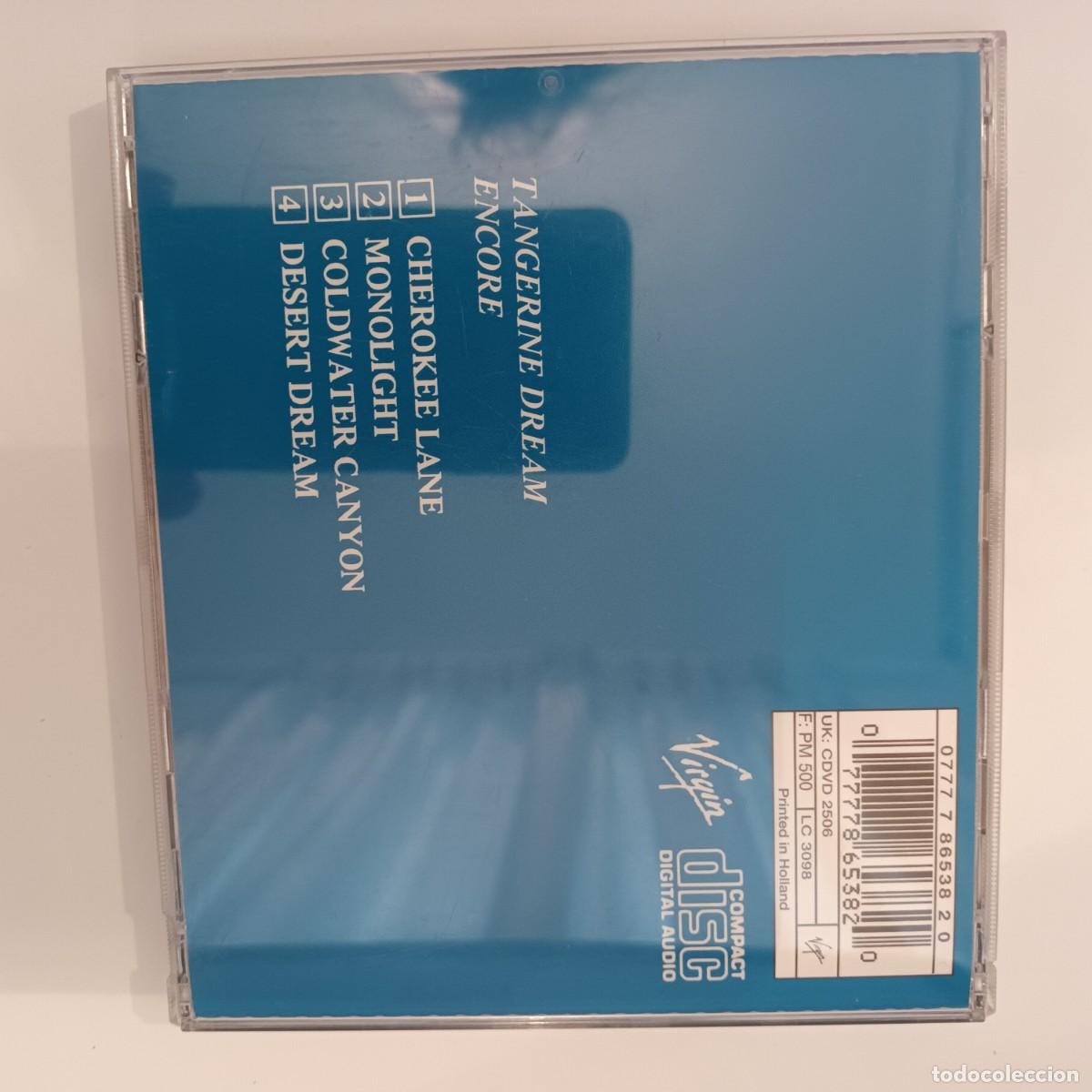 CDs de m&uacute;sica: Tangerine Dream , Encore , CD Holland . Impecable . Rock Progresivo - Foto 2