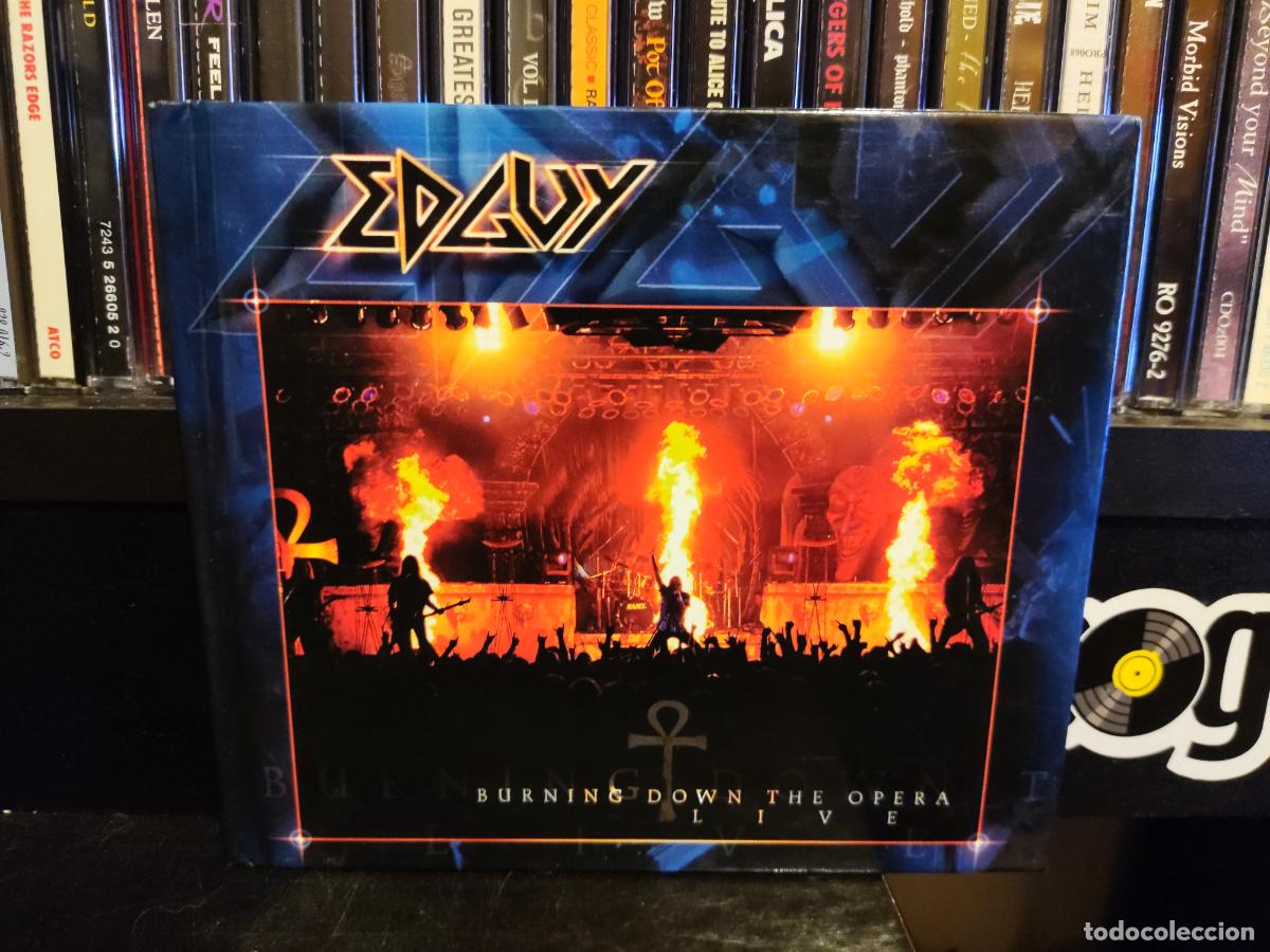 CDs de m&uacute;sica: EDGUY - BURNING DOWN THE OPERA (LIVE) - 2 CDS - Foto 1