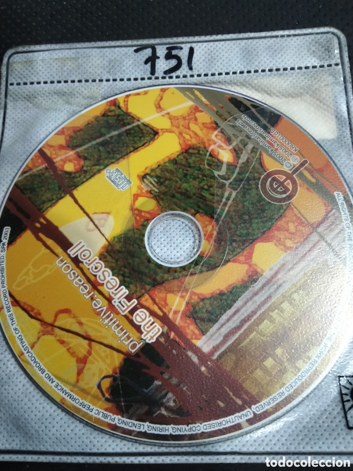 CD de M&uacute;sica: CD primitive reason the firescroll -751 (disco solo)