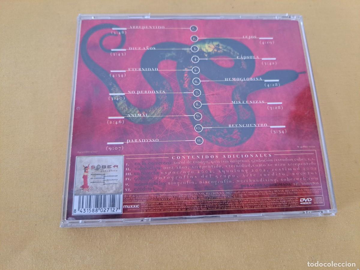 CDs de m&uacute;sica: SOBER - PARADYSSO (CD+DVD) - MUXXIC RECORDS 2002 - CD - Foto 4