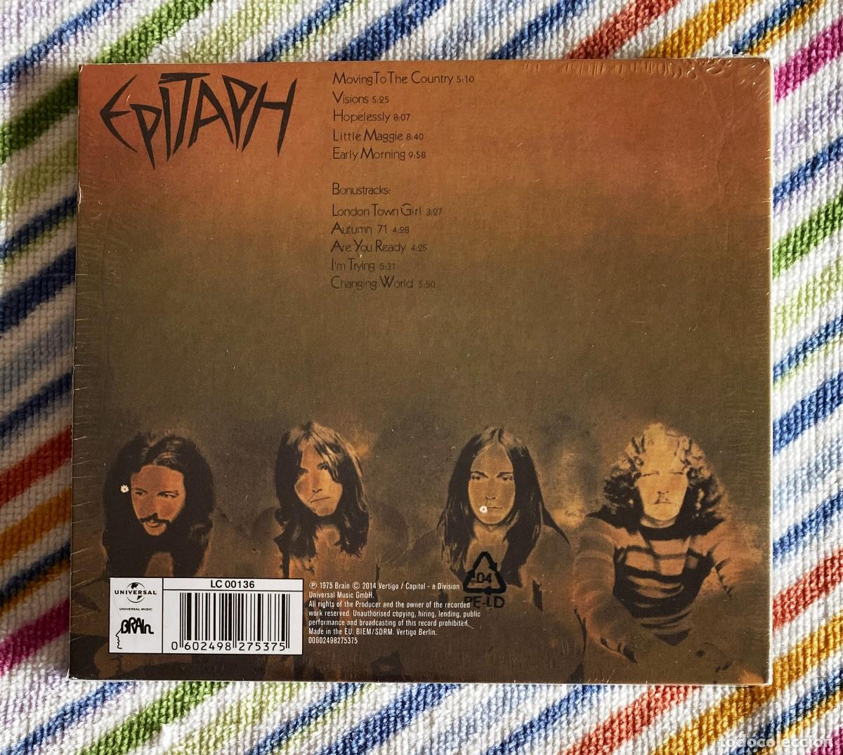CDs de m&uacute;sica: EPITAPH - EPITAPH CD DIGIPAK NUEVO Y PRECINTADO - ROCK PROGRESIVO HARD ROCK - Foto 2