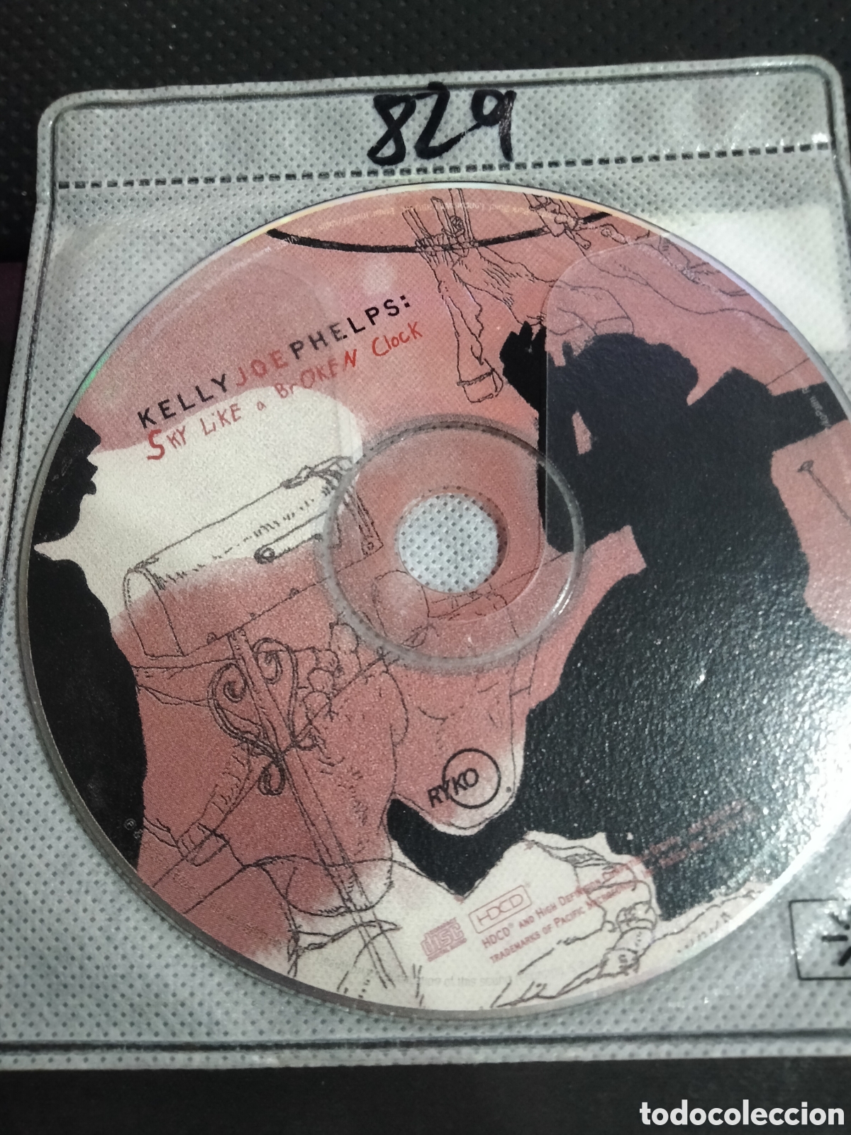 Music CDs: CD Kelly Joe phelps Sky like a Broken clock -829 (disco solo)
