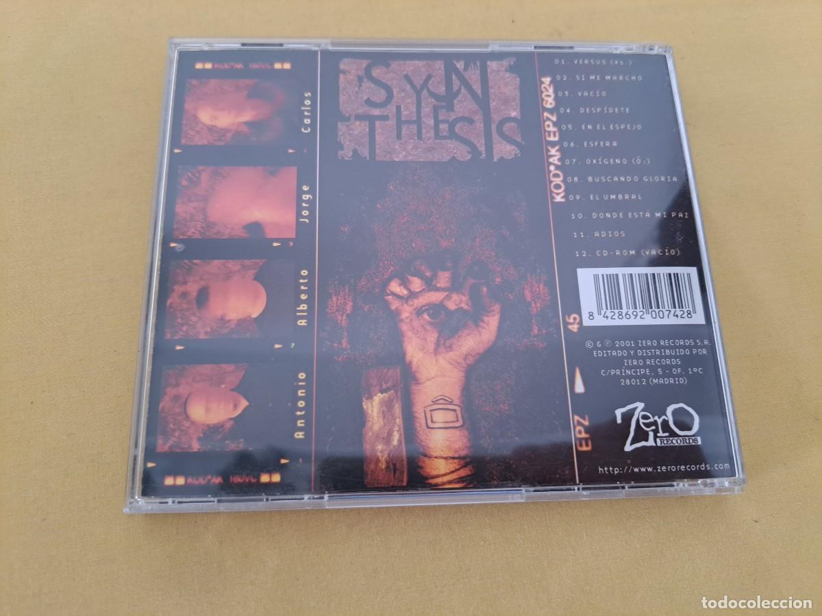 CDs de m&uacute;sica: SOBER -SYNTHESIS - ZERO RECORDS 2001 - CD - Foto 3