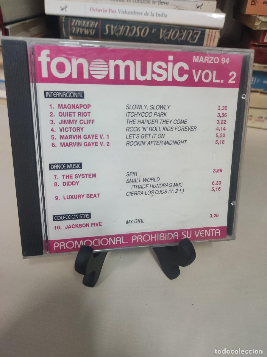 CDs de m&uacute;sica: Fonomusic Vol. 2 Marzo 94 - Foto 1