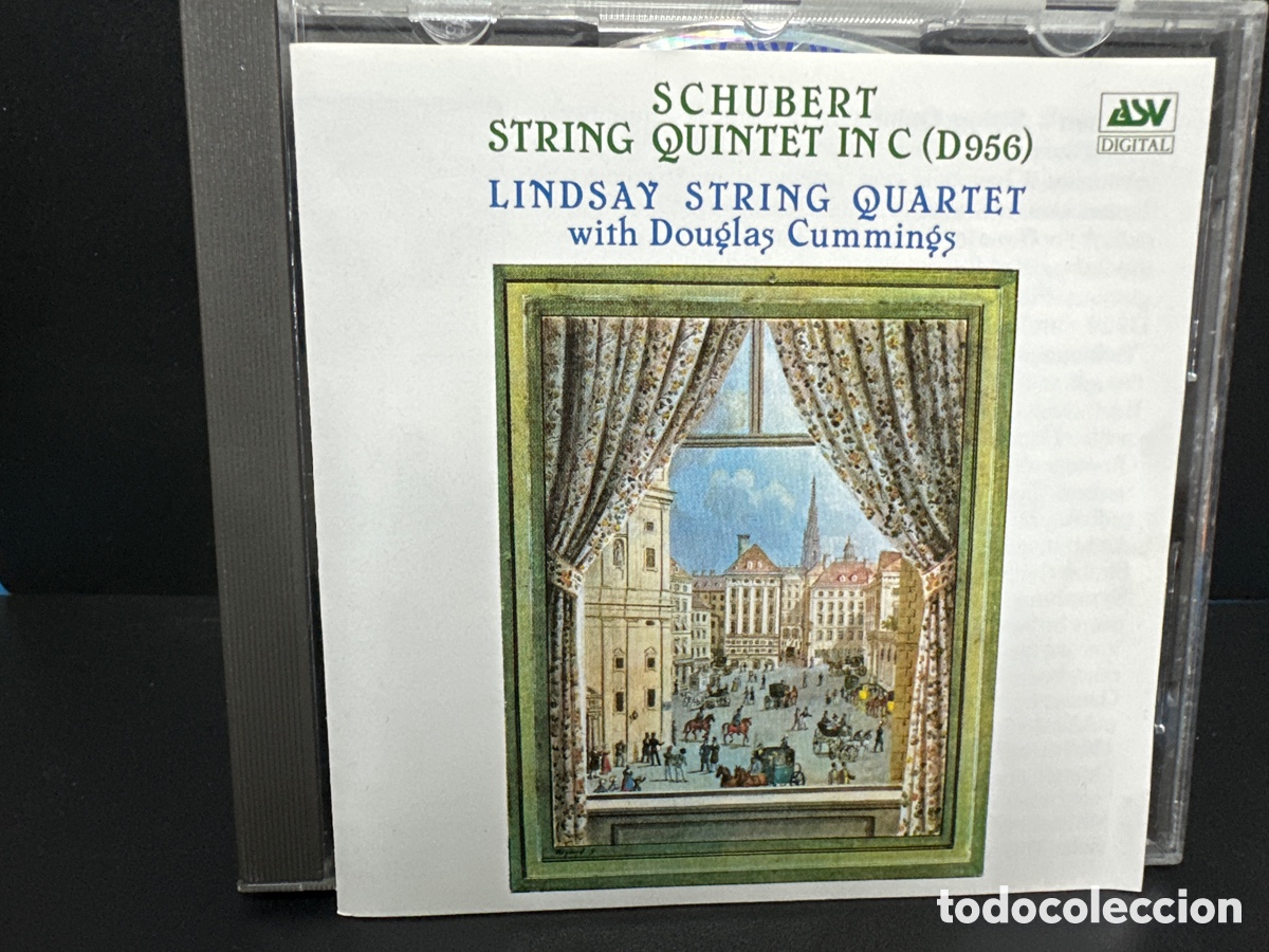 CDs de m&uacute;sica: Schubert - Lindsay String Quartet with Douglas Cummings - String Quintet In C (D956) (CD) - Foto 1