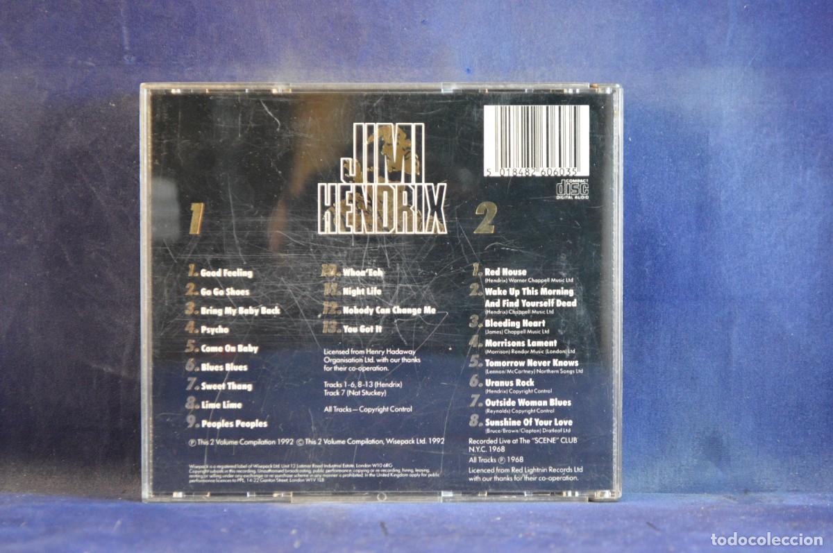 CDs de m&uacute;sica: JIMI HENDRIX &ndash; JIMI HENDRIX - 2 CD - Foto 2