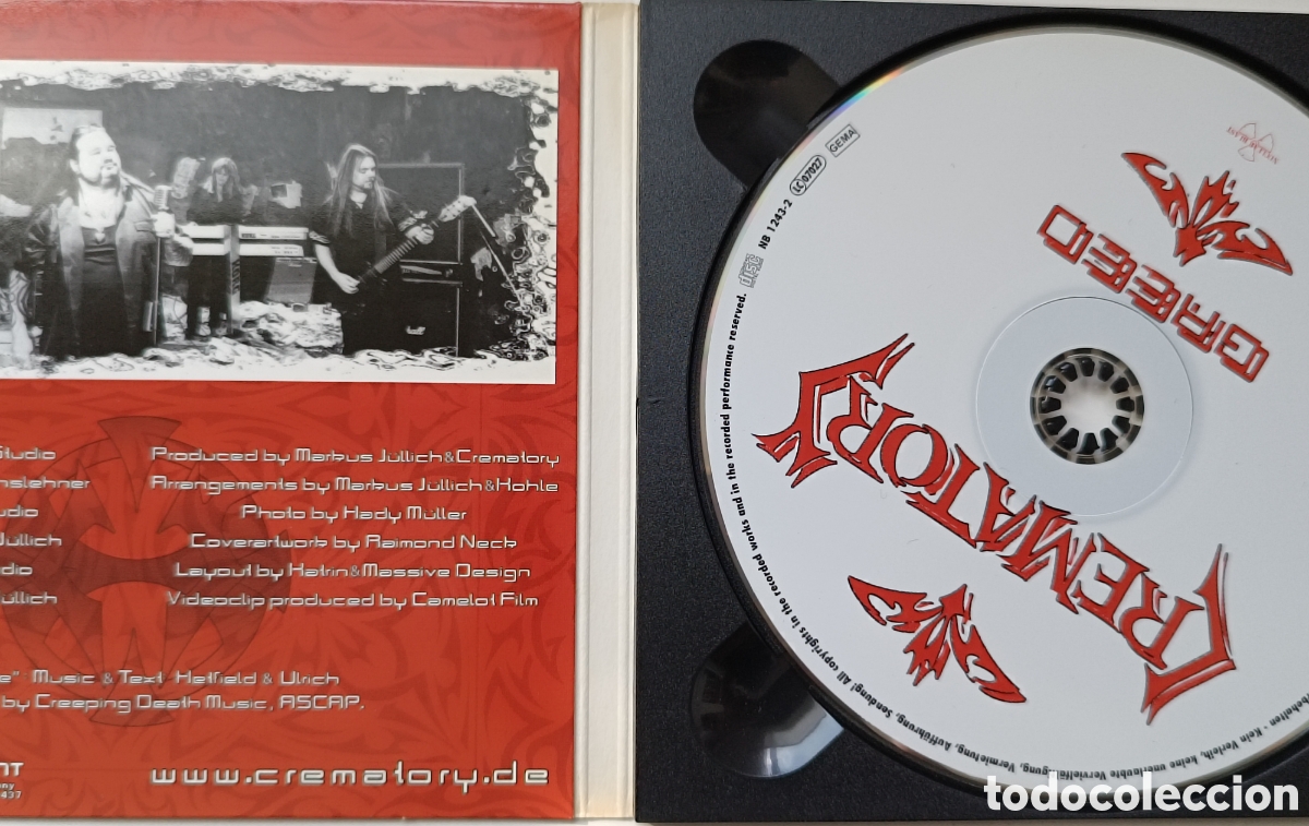 CDs de m&uacute;sica: Crematory - Greed - CD Digipack 2004 Nuclear Blast - Foto 2