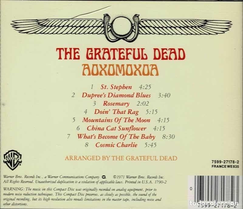 CDs de m&uacute;sica: The Grateful Dead - Aoxomoxoa. CD - Foto 2