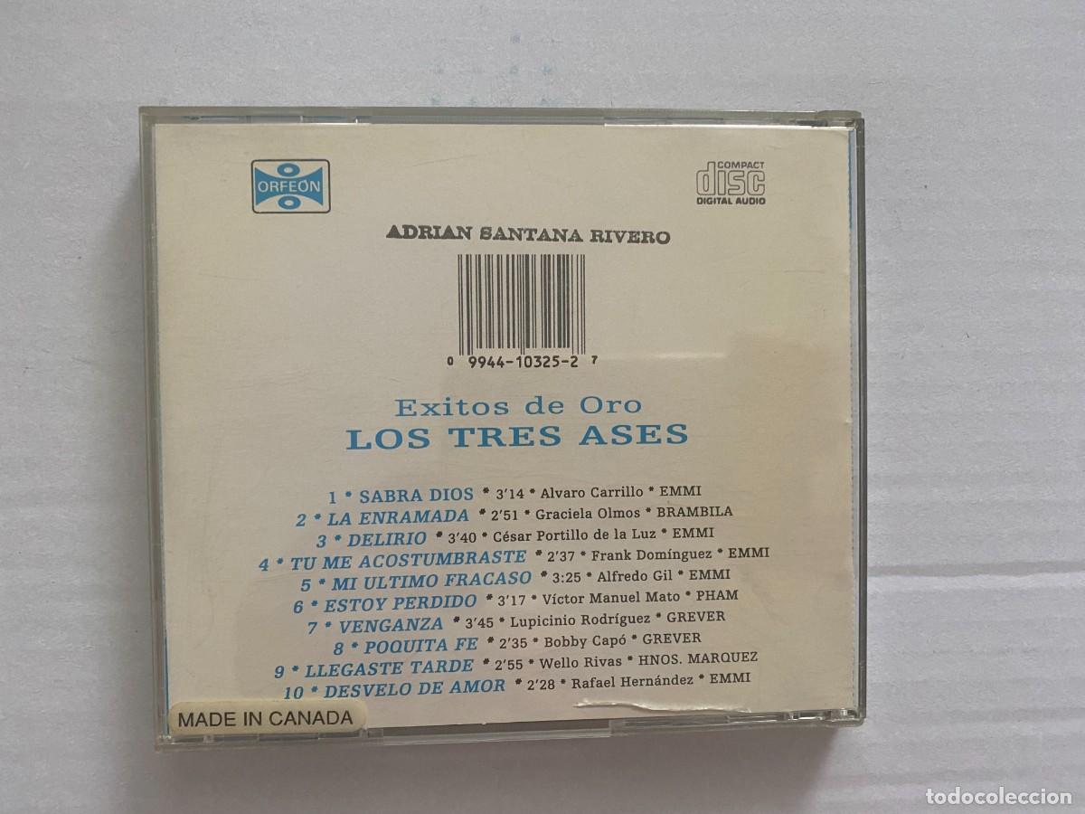 CDs de m&uacute;sica: CD LOS TRES ASES - EXITOS DE ORO - Foto 2