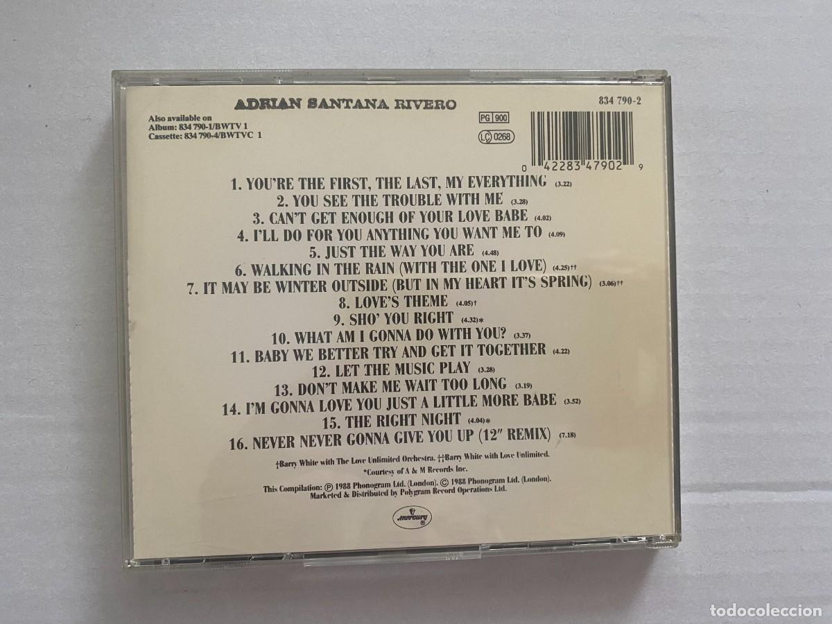 CDs de m&uacute;sica: CD BARRY WHITE - THE COLLECTION - Foto 2