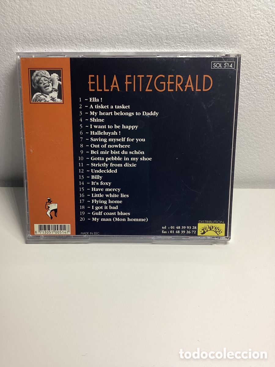 CDs de m&uacute;sica: Ella Fitzgerald - My Man - Cd - Foto 2
