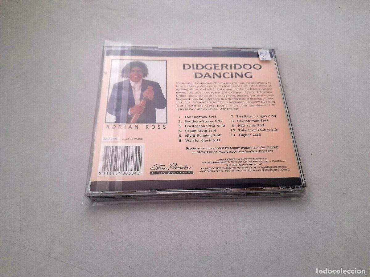 CDs de m&uacute;sica: ADRIAN ROSS &rdquo;DIDGERIDOO DANCING&rdquo; CD 11 TRACKS - Foto 2