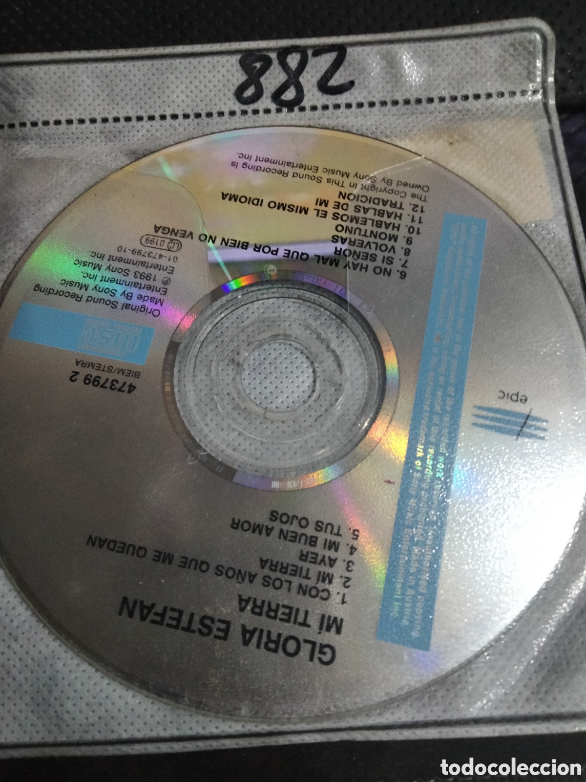 CDs de m&uacute;sica: CD gloria Estefan mi tierra -882 (disco solo) - Foto 1