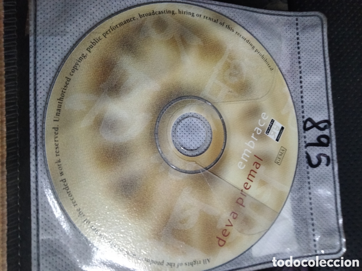CDs de m&uacute;sica: CD deva premal embrace -895 (disco solo) - Foto 1