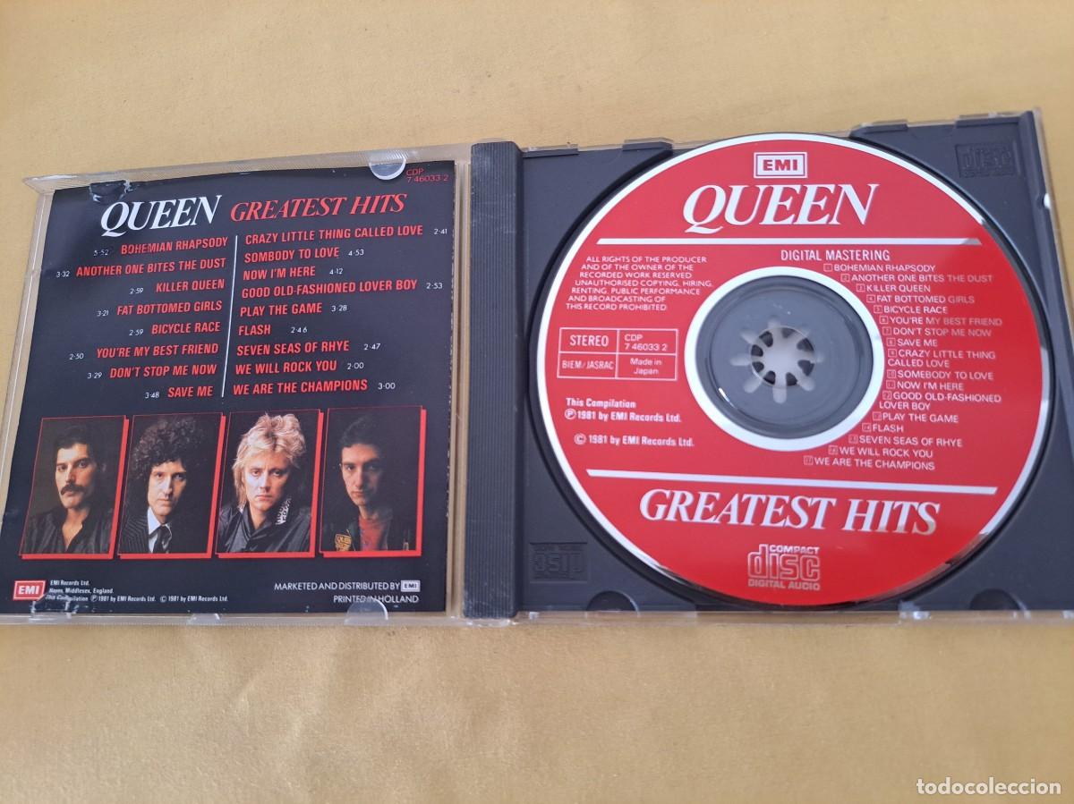 CDs de m&uacute;sica: QUEEN - GREATEST HITS - EMI RECORDS 1981 - CD - Foto 2