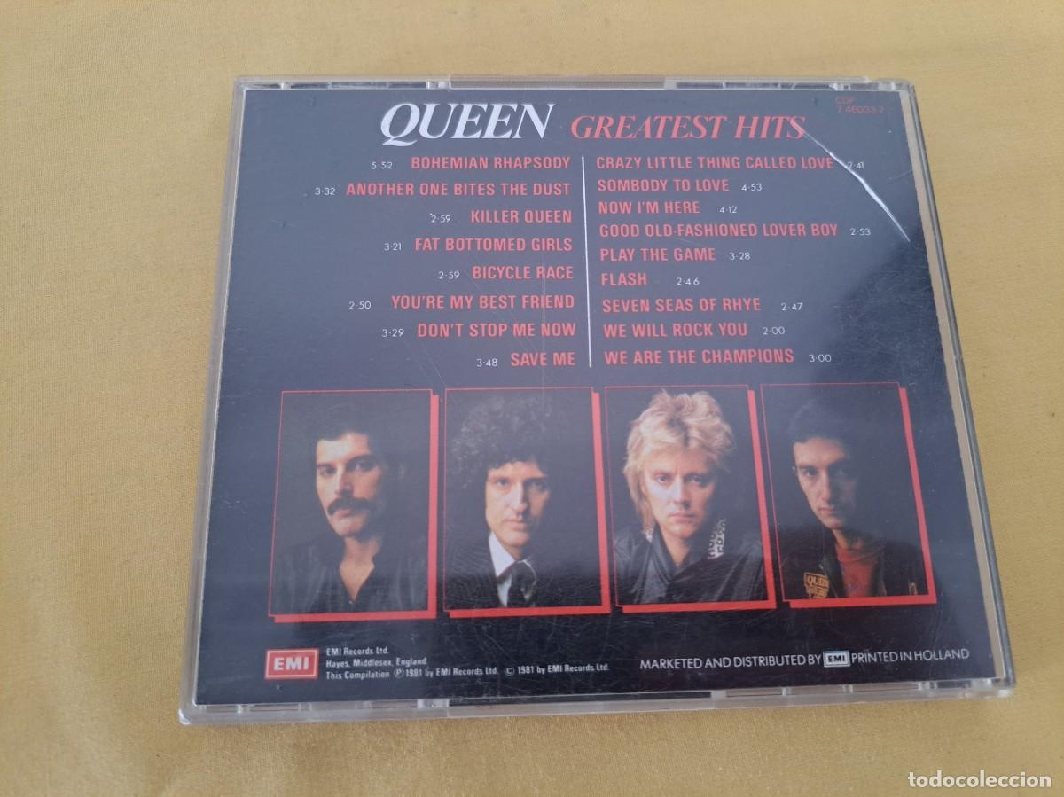 CDs de m&uacute;sica: QUEEN - GREATEST HITS - EMI RECORDS 1981 - CD - Foto 3