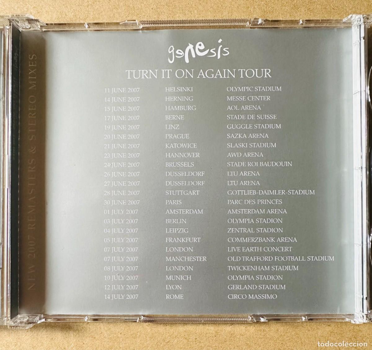 CDs de m&uacute;sica: GENESIS DOBLE CD EDICION LIMITADA TOUR 2007 - Foto 3