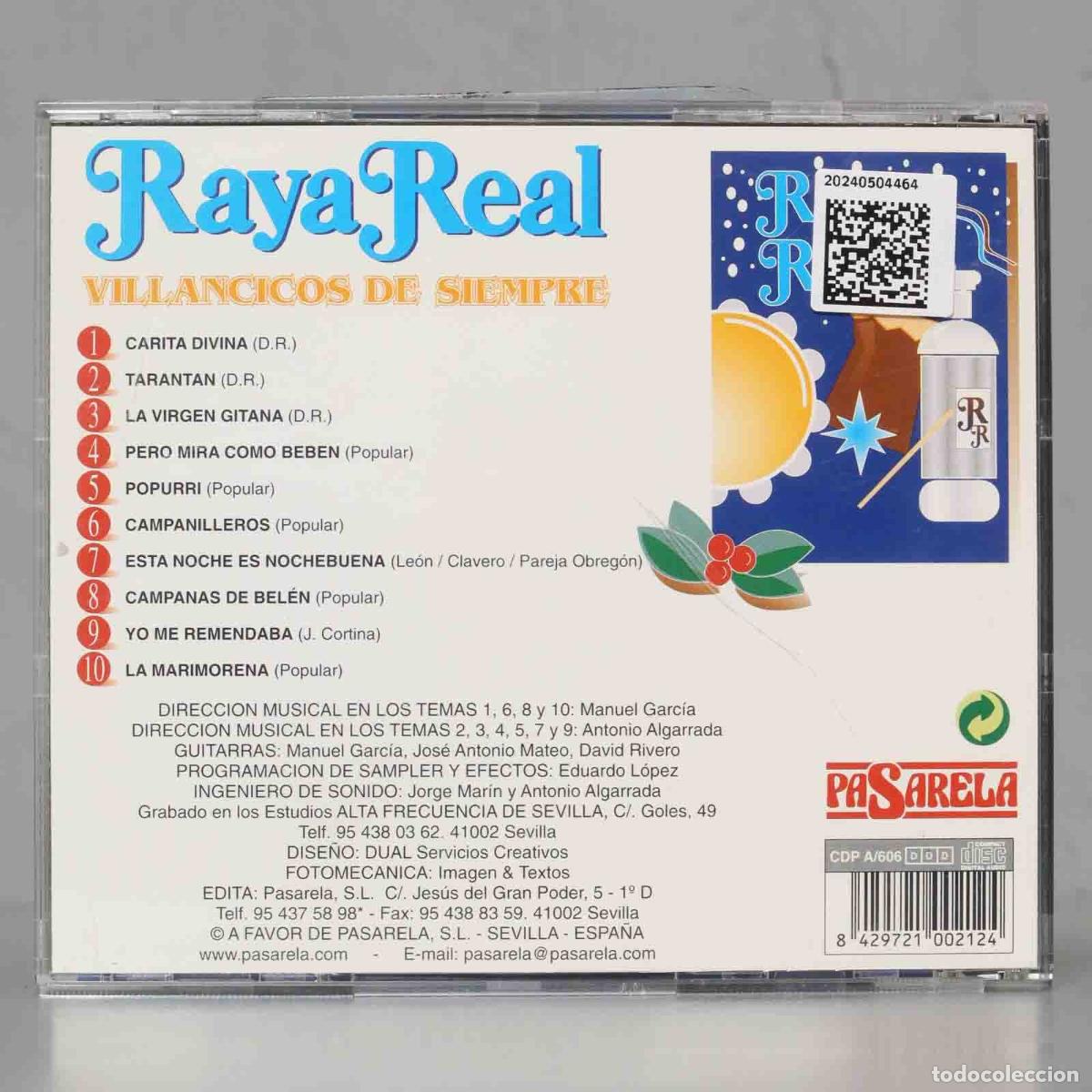 CDs de m&uacute;sica: CD. Raya Real &ndash; Villancicos De Siempre - Foto 2