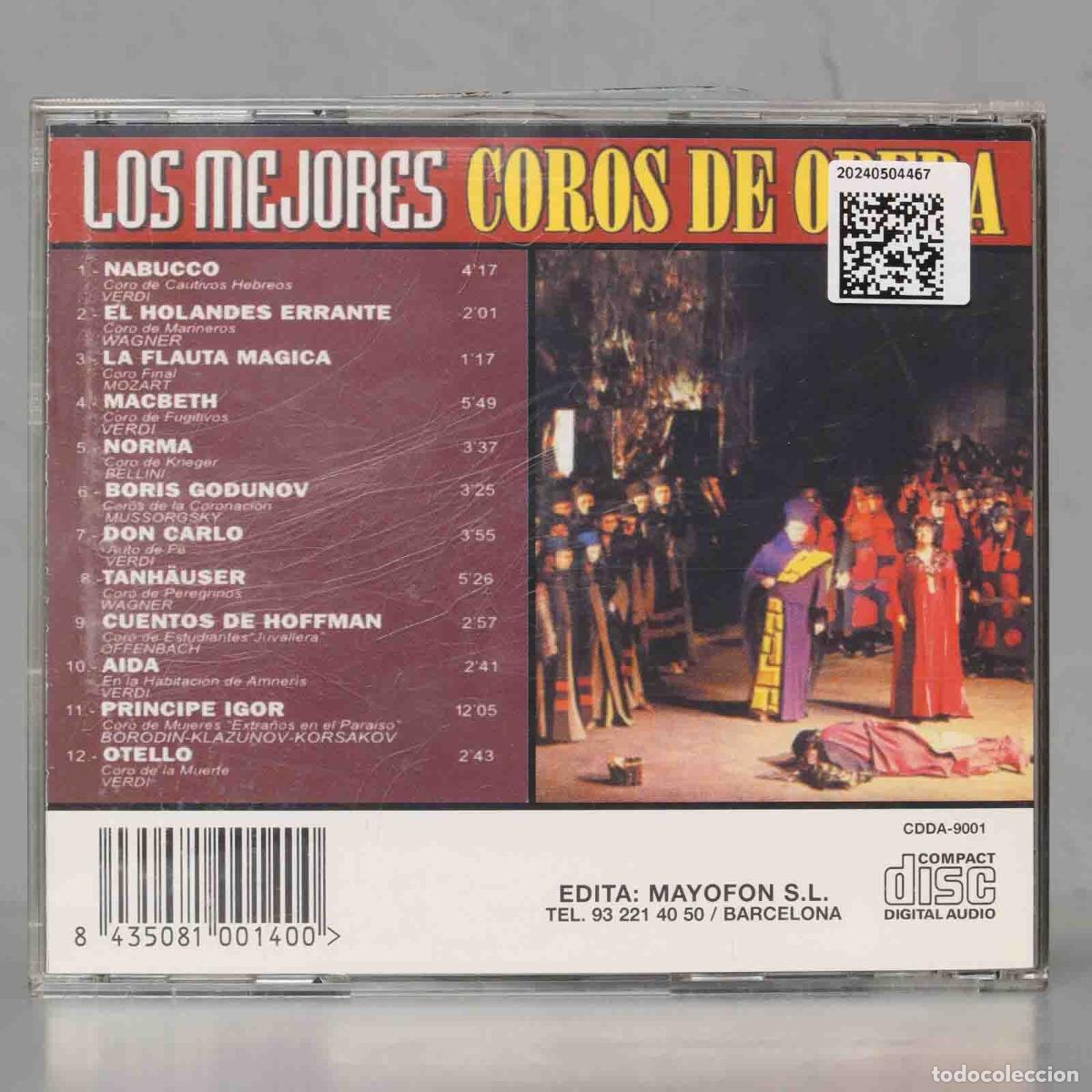 CDs de m&uacute;sica: CD. Los Mejores Coros De Opera - Foto 2