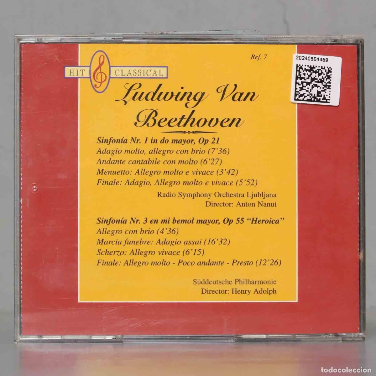 CDs de m&uacute;sica: CD. BEETHOVEN. OP 21 . 55 - Foto 2