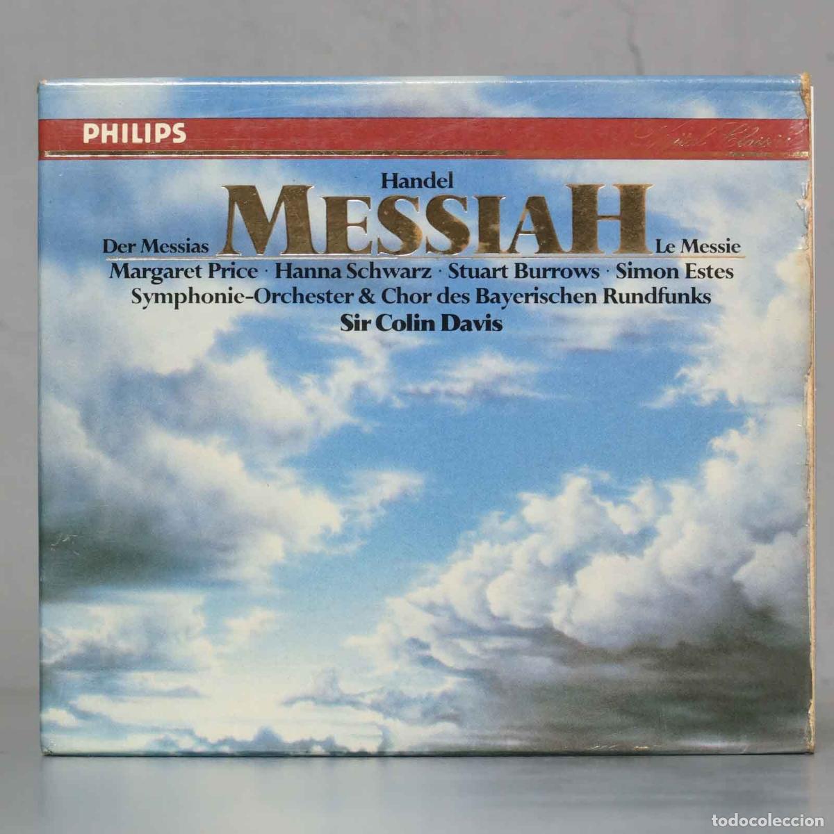 CDs de m&uacute;sica: CD. Davis &ndash; Messiah. HANDEL. - Foto 1
