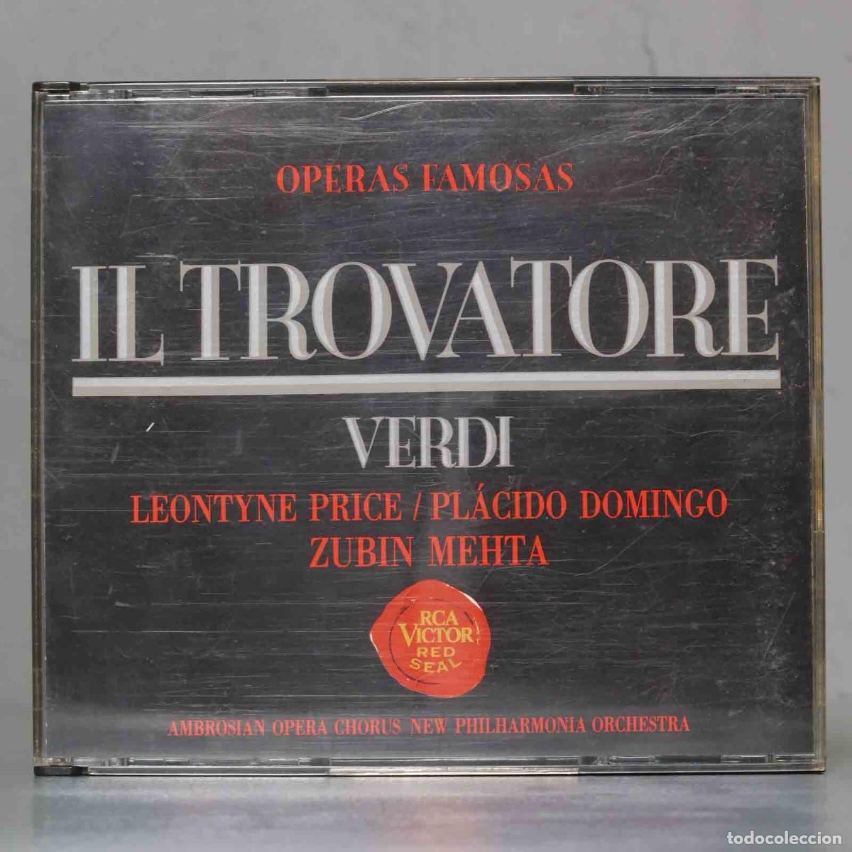 CDs de m&uacute;sica: CD. Il Trovatore. VERDI. MEHTA - Foto 1