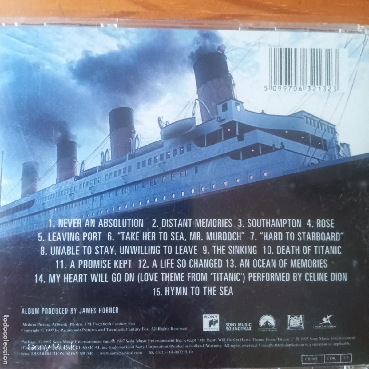 CDs de m&uacute;sica: TITANIC. CD BSO SOUNDTRACK. JAMES HORNER - Foto 2