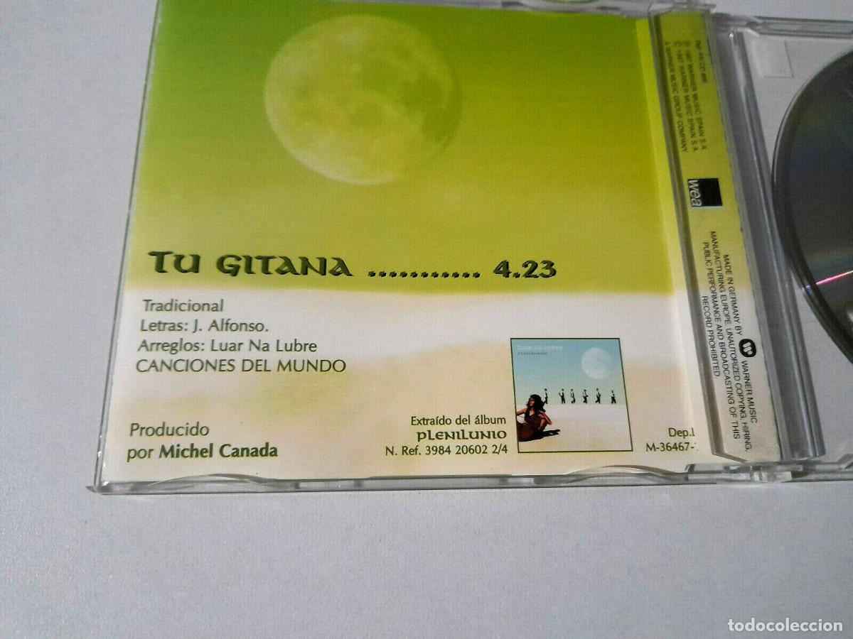 CDs de m&uacute;sica: LUAR NA LUBRE &rdquo;TU GITANA&rdquo; CD SINGLE 1 TRACKS - Foto 2