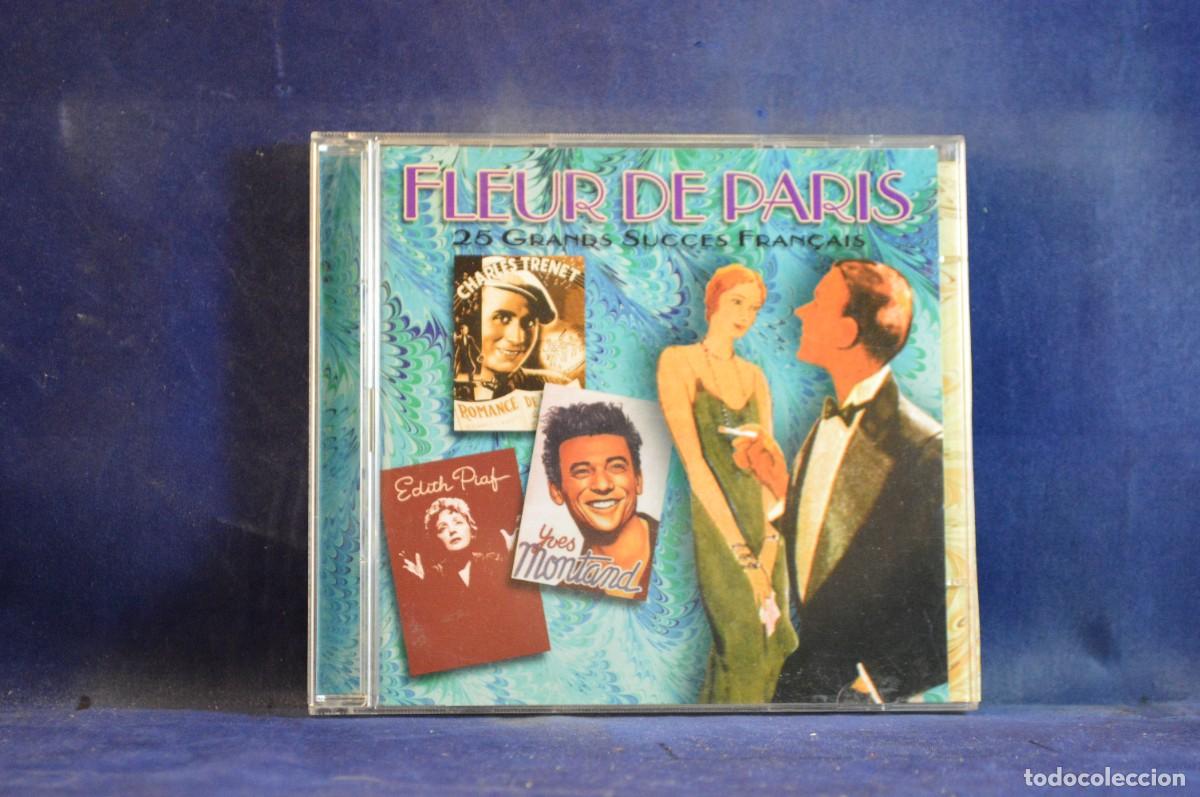 CDs de m&uacute;sica: VARIOUS &ndash; FLEUR DE PARIS - 25 GRANDS SUCCES FRANCAIS - CD - Foto 1