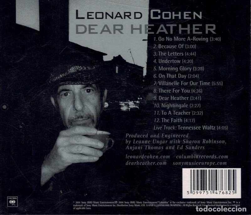 CDs de m&uacute;sica: Leonard Cohen - Dear Heather. CD - Foto 2