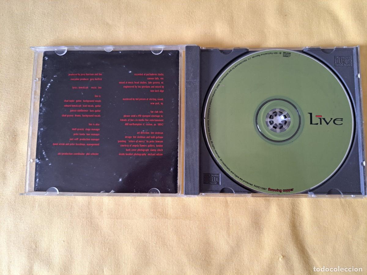 CDs de m&uacute;sica: LIVE - THROWING COPPER - RADIOACTIVE RECORDS 1994 - CD - Foto 2