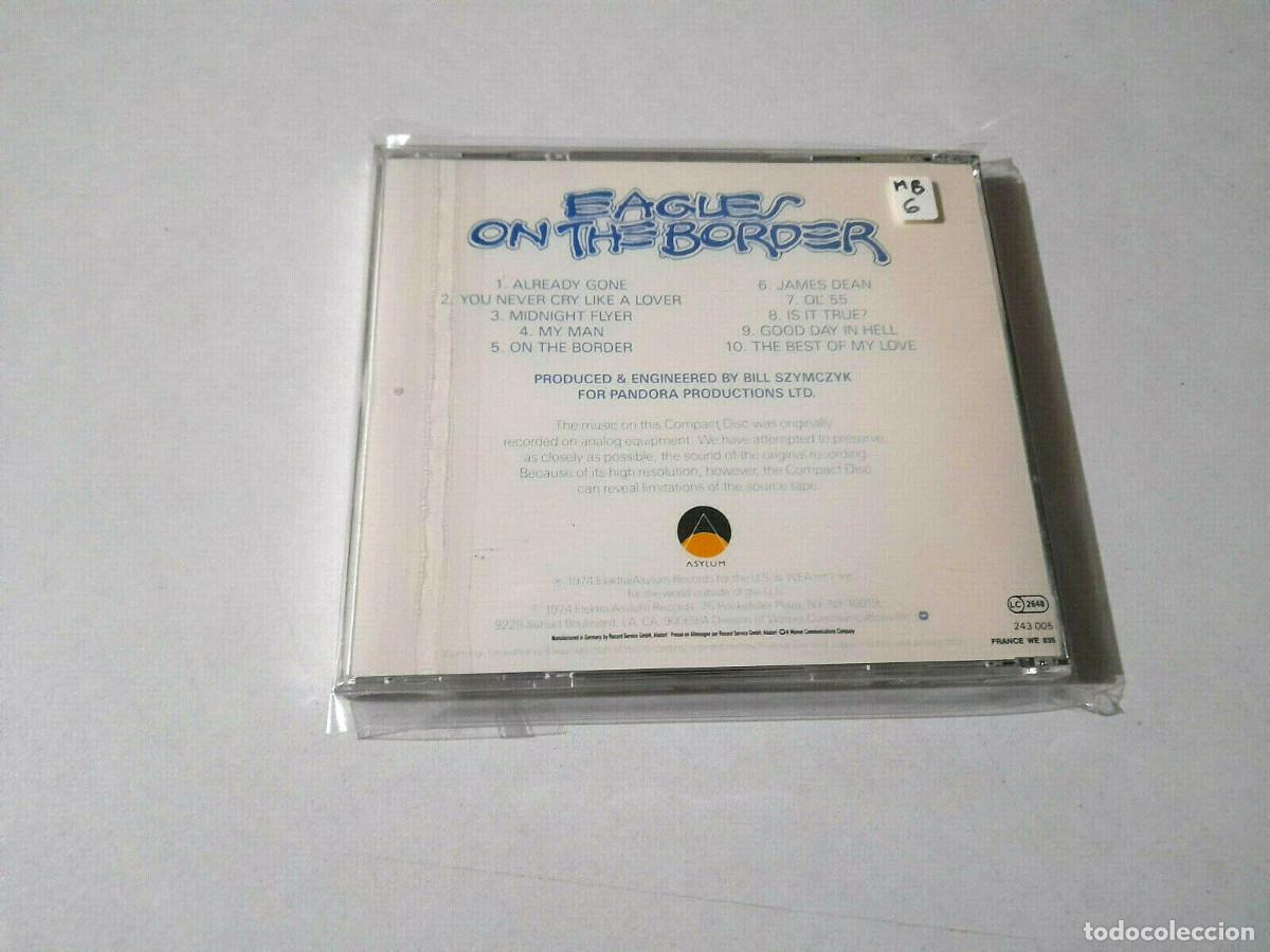 CDs de m&uacute;sica: EAGLES &rdquo;ON THE BORDER&rdquo; CD 10 TRACKS - Foto 2
