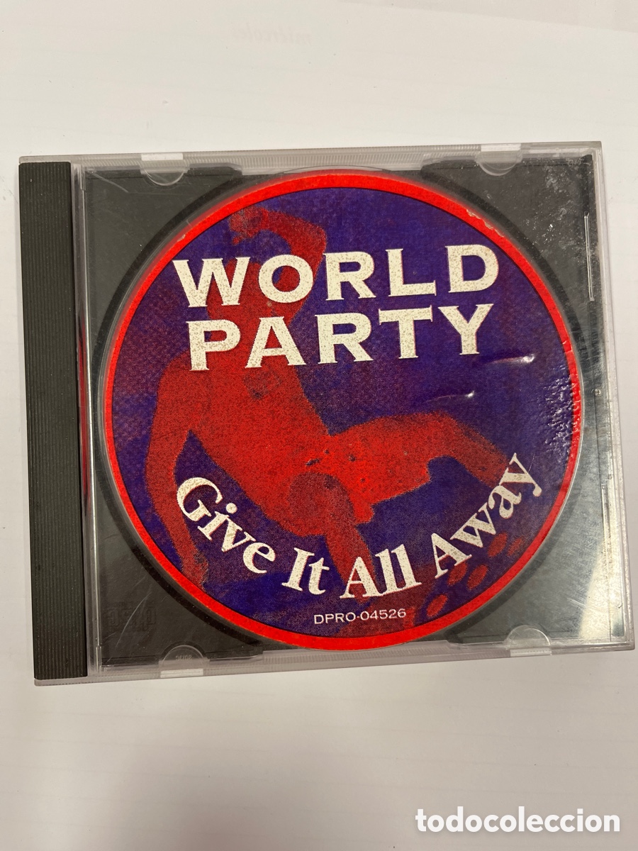 CDs de m&uacute;sica: CD SINGLE - WORLD PARTY - GIVE IT ALL AWAY - Foto 1